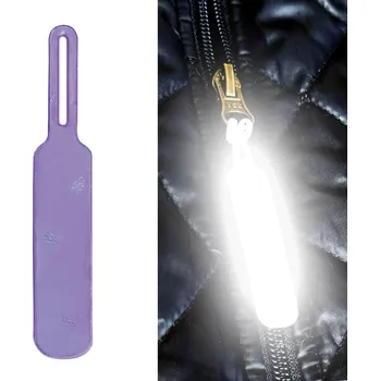 Sport 3M Reflexní taháček na zip - fialový