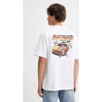 Pánské tričko Bavlněné tričko Dickies DK0A89EO0WH1 bílá 00X, vel. XXL