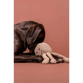 Psí hračka PAIKKA Bouclé Octopus 35 cm 1051010 béžová 08X