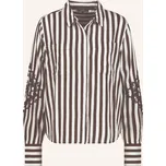 Monari Dámská Košile, tmavě hnědá / bílá, 38