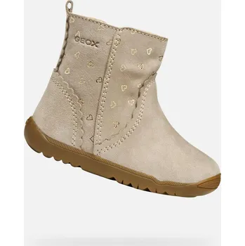 Dívčí obuv Geox Dívčí Béžové dívčí boty pro první krůčky Geox Macchia Béžová 24 (3000928)