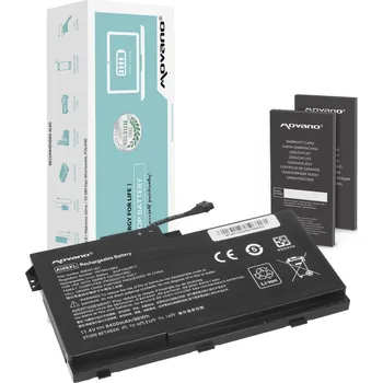 Baterie k notebooku Movano Baterie pro HP ZBook 17 G3, AI06XL, 8400 mAh