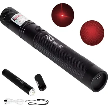 Projekční technika Laserové ukazovátko s integrovanou baterií - Červené, 50mW 650nm