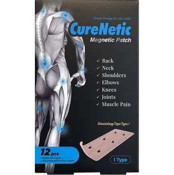 Masážní příslušenství CureNetic Náplast s magnetickou kuličkou tvar obdélník