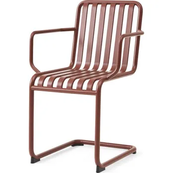 HAY Židle Palissade Cantilever s područkami, iron red