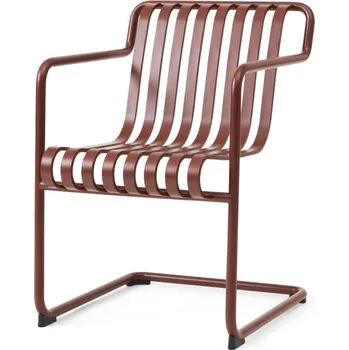 HAY Židle Palissade Cantilever Dining Armchair, iron red