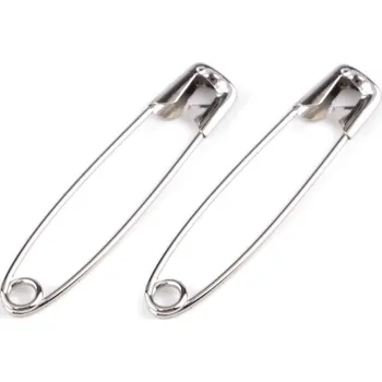 Nástroj na niť a příze Spínací špendlíky délka 38 mm - nikl (72 svaz.)