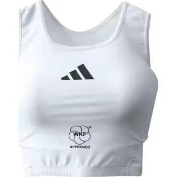 Chránič těla na box a bojový sporty Adidas dámský chránič prsou WKF, bílý S