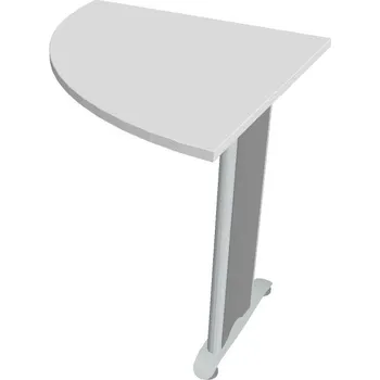 Psací stůl Stůl spojovací levý FP 901 L - BÍLÁ , ŠEDÁ Ral 9006