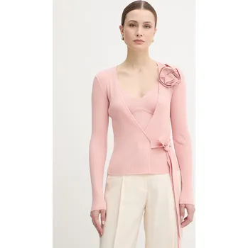 Dámský svetr Kardigan Twinset 261AP3105 růžová 30X, vel. M