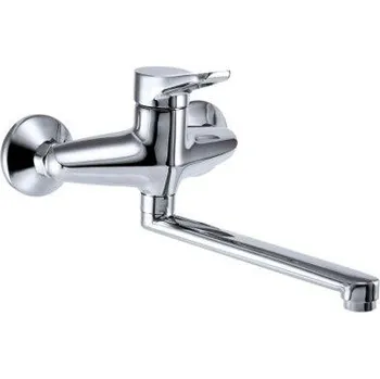 Vodovodní baterie Raf Lugano LU03B dřezová nástěnná baterie ploché ústí 20 cm