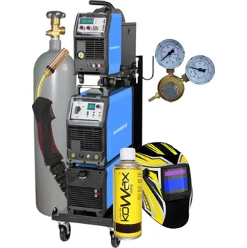 Svářečka Kühtreiber MAKin 400 S Double Pulse-Kompletní sestava + Hořák + Kukla + R. ventil + Plná Co2 Láhev + Sprej