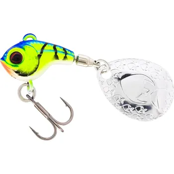 Westin Nástraha Dropbite Tungsten Spin Tail Jig Chartreuse Blue Craw - 1,6 cm 7 g