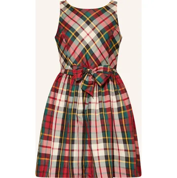 Dámské šaty Polo Ralph Lauren Dívčí Šaty, tmavě červená / zelená / žlutá,...