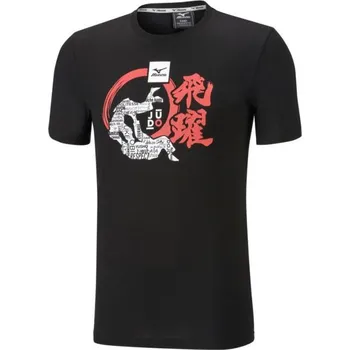 Mizuno krátké tričko Dento, černé XL