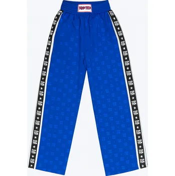 Oblečení pro bojové sporty Top Ten kickbox kalhoty, modré XL