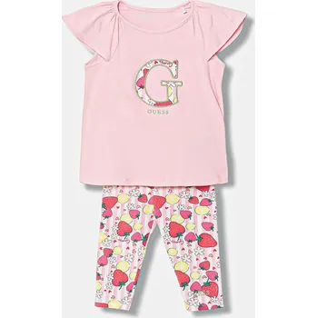 Dětská souprava Guess 2-pack K6GG01.K6YW4.PPY2.M růžová 03X, vel. 118-122