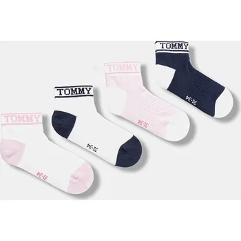 Dětské ponožky Tommy Hilfiger 4-pack 701241401.G.PPY2 růžová 30X, vel. 35/38