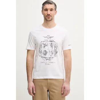 Bavlněné tričko Aeronautica Militare TS2540UJ00727 bílá 00X, vel. XL