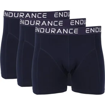 Boxerky Pánské boxerky Endurance Burke 3-Pack velikost XL navy