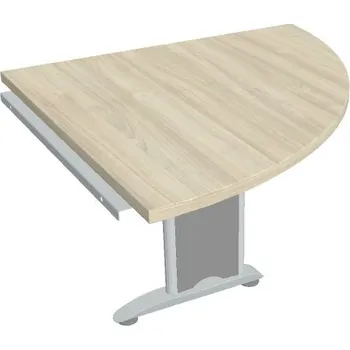 Psací stůl Stůl spojovací pravý - CP 901 P - AKÁT , ŠEDÁ Ral 9006