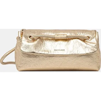 Kabelka Kožená kabelka Trussardi Z397E006564N zlatá GLD, vel. ONE SIZE