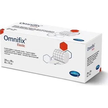 Náplast Náplast fixační Omnifix Elastic 20 cm x 10 m, netkaný textil, 1 ks, poškozený obal