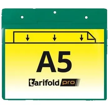 Kancelářský nábytek Identifikační kapsa djois, A5 na šířku, zelená, 10 ks