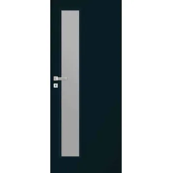 Interiérové dveře Pol-Skone interiérové dveře HAPTIC 04CZ s prosklenou výplní 80P, indigo
