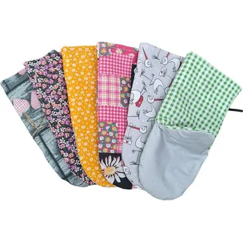 Chňapka ODEMON Dekorační chňapka 1 ks, 29 x 15 cm, alutex/bavlna, magnet/poutko, barvy mix