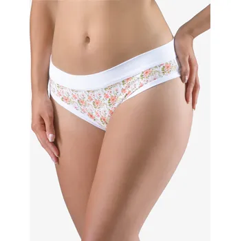 Kalhotky GINA 14157P Tanga francouzská Barva: Bílá-Maracuja, Velikost: M/L