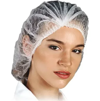 Jednorázová čepice Reis Jednorázová čepice z netkané textilie uni bílá 100 ks