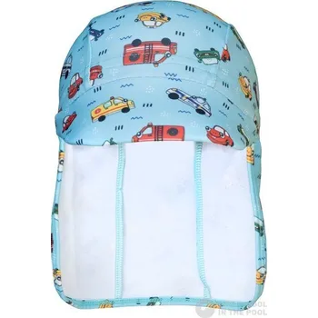 Klobouk Dětská UV kšiltovka AquaKiddo pirát Cars - modrá obvod hlavy 38-48 cm
