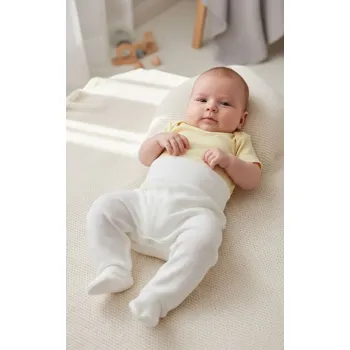 Baby Service Polodupačky vzor obdélníky bílá Vel. 50