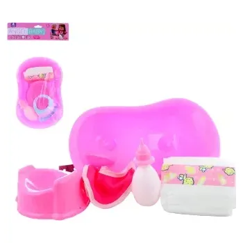 Doplněk pro panenku Popron Velká vanička bez doplňků