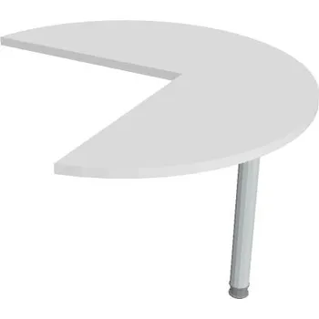 Psací stůl Stůl přídavný pravý FP 21 P - BÍLÁ , ŠEDÁ Ral 9006