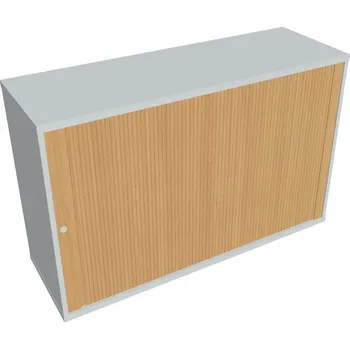 Koupelnový nábytek Skříňka žaluziová SZ 2 120 01 P (Pravá) Zamykací - BUK , ŠEDÁ