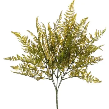 umělá květina Autronic Kapradí - umělý trs, barva tmavě zelená, sada 6 ks