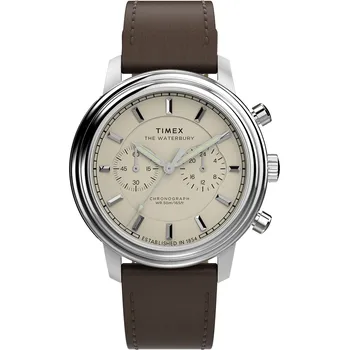 Hodinky Hodinky Timex Waterbury Metropolitan Chronograph TW2Y23500
