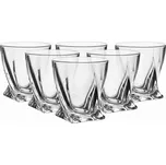 Bohemia Crystal sklenice Quadro 6x55 ml