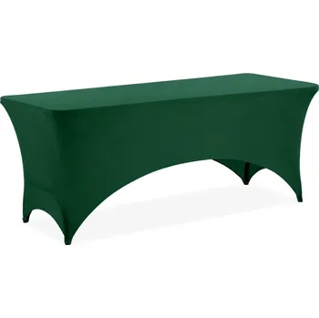 Napínací potah Potah na obdélníkové stoly – zelený – 180 cm