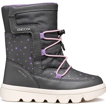 Dívčí kozačky Geox Grau 9641602 34