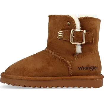 Dívčí kozačky Boty Wrangler Hellbraun 2112143 35