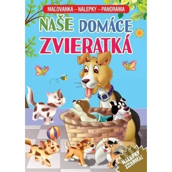 omalovánky Naše domáce zvieratká - Foni book Foni book