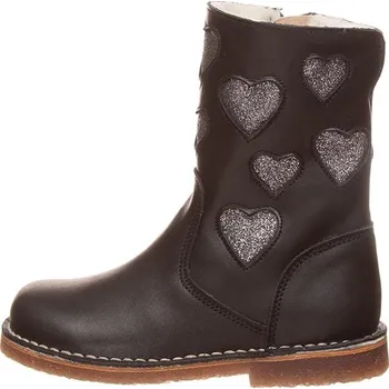 Dívčí kozačky kmins Schwarz/ Silber 1569271 35