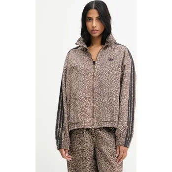 Pánská větrovka Bavlněná bunda adidas Originals KD2815 hnědá 88X, vel. S