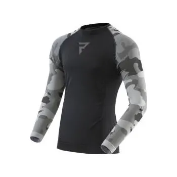 Pánské termoprádlo Moto thermo triko Rebelhorn Freeze II Jersey Barva černá-kamufláž, Velikost XL