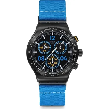 Hodinky Hodinky Swatch Moments In Blue New Chrono YVB100