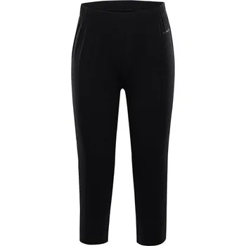 Dámské kalhoty Dámské capri kalhoty ALPINE PRO DEWESA S Černá