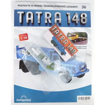 autíčko Tatra 148 1:10 - časopis #36 se stavebnicí DeAgostini Tatra 148 - stavebnice DeAgostini